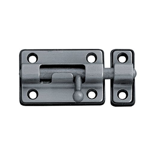 Pasador Cerrojo Base Plast. Cr.Mate 35Mm