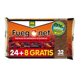Comprimés à allumage rapide MASSÓ Fuegonet Comprimés écologiques.