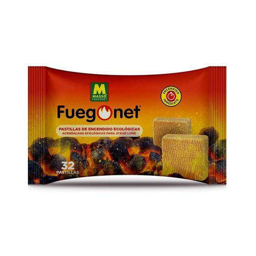 Comprimés à allumage rapide MASSÓ Fuegonet Comprimés écologiques.