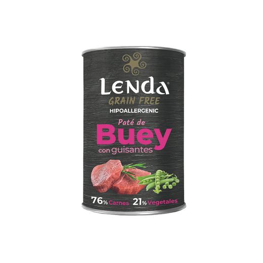 Paté Buey Con Guisantes Para Perro