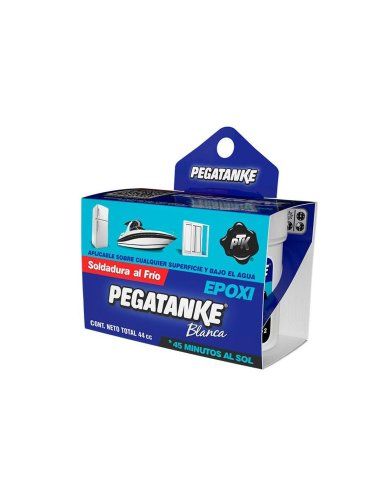 Pegatanke Pegamento Epoxico Blanco 44ml