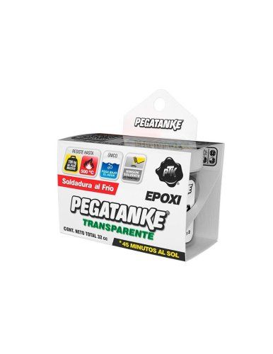 Pegatanke Pegamento Epoxico Transp. 32ml