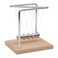 Péndulo de Newton. 5 bolas. 14 cm. altura