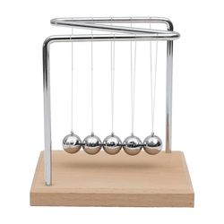 Péndulo de Newton. 5 bolas. 14 cm. altura