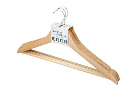 Cintre en bois verni (Pack-3) R-20700
