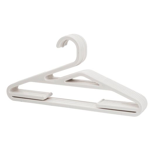 Percha Plastico 5 Un. 41cm. Bca. Habitex