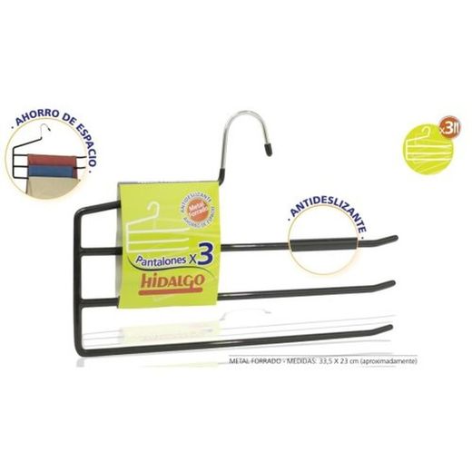Cabide de metal para 3 calças 8706