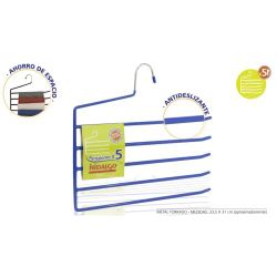 Percha Varilla Metal 5 Pantalones 8708