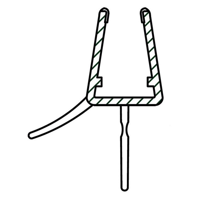 Perfil recambio para mampara. Perfil 2 Metros Vierteagua 11,5Mm  6/8Mm