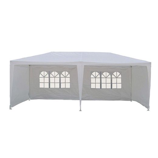 Pergola de jardin 6x3xh. 2.70m. Tente Raphia Blanc 3X6 M.