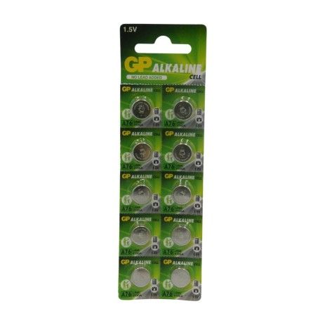 Bateria de lítio tipo botão GP LR0044 -10Un-