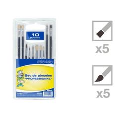 Pinceaux 10Un Assortiment Aquarelles R-55039