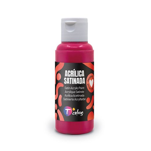Tinta acrílica magenta acetinada 80ml