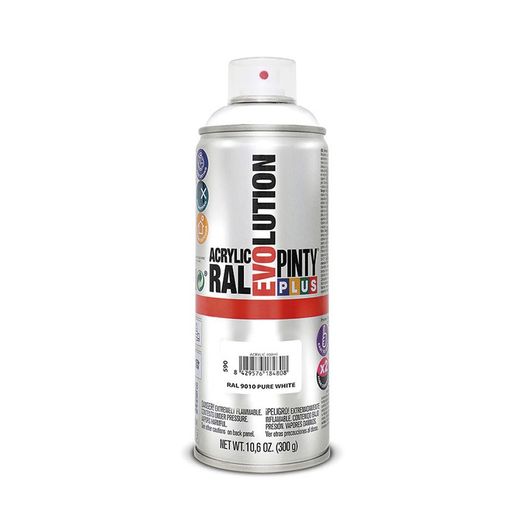 Peinture en aérosol NOVASOL Evolution 400 ml Peinture acrylique en aérosol Blanc brillant 400 ml