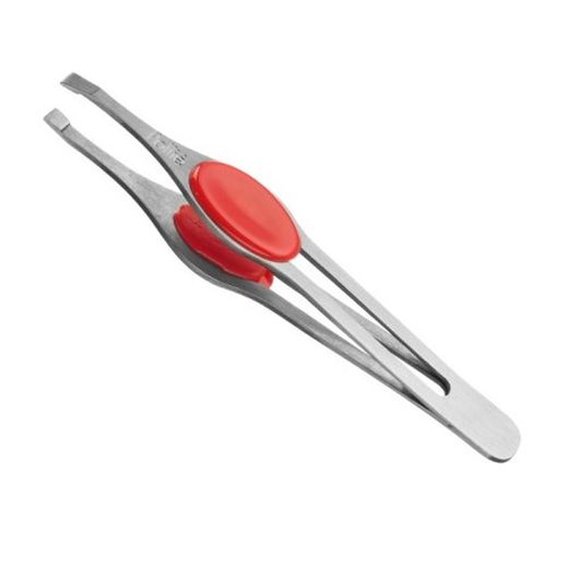 Pinça Anatômica de Ponta Plana para Sobrancelhas 02629