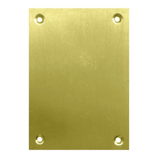 Placa ciega bocallave MICEL. Placa Ciega 2 Un.250X90Mm Laton Pulido