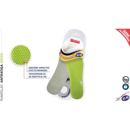 Semelle anti-fatigue verte 41-46 R-12094