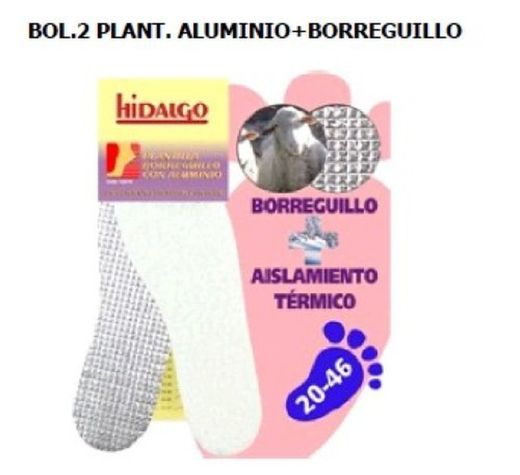 Plantilla Borreg.+Aluminio Recort 20-46