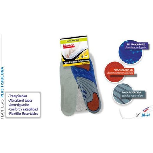 Semelle intérieure Plus T/Silicone T-36/41 R12074