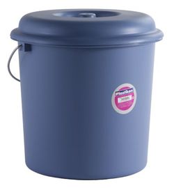 Lixeira Plastiken 23 Lt Azul Com Tampa