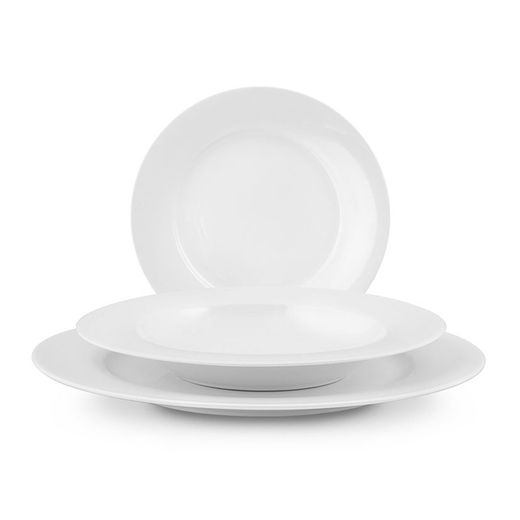 Placa profunda branca Nbc Wing 21 cm.