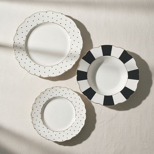 Plato Llano 27.5 Cm. Topos 6 Unidades