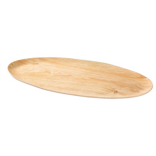 Plat Ovalat Melamina. Beix