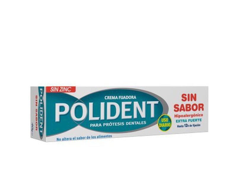 Polident Crema Adhesiva Sin Sabor 40