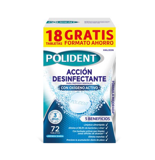 Polident Oxigen Actiu Rajoles 54+18