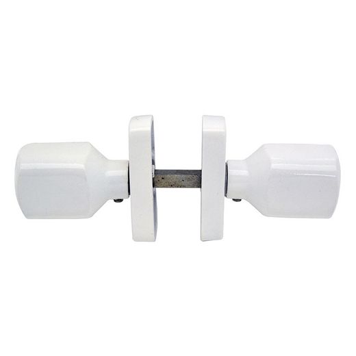 Pomo carpintería aluminio recuperable MICEL 6807. Juego Pomo Recuperable 6807 Blanco