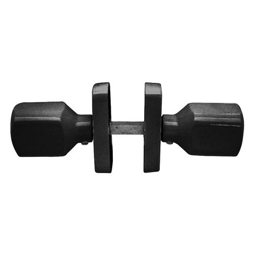 Pomo carpintería aluminio recuperable MICEL 6807. Juego Pomo Recuperable 6807 Negro
