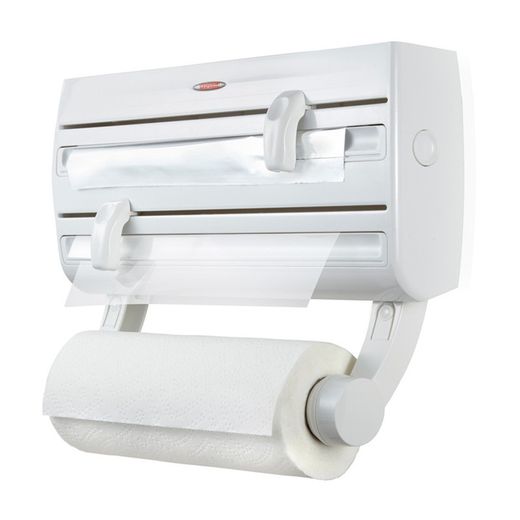 Portarrollo pared LEIFHEIT. Portarrollos Pared Blanco Leifheit