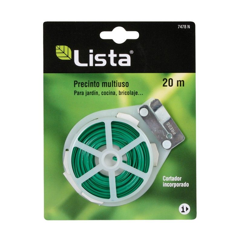 Precinto para atados LISTA Precinto P/Atados Verde Rollo 20M.Lista