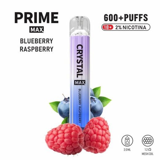 Vape jetable Prime Max Myrtille Framboise