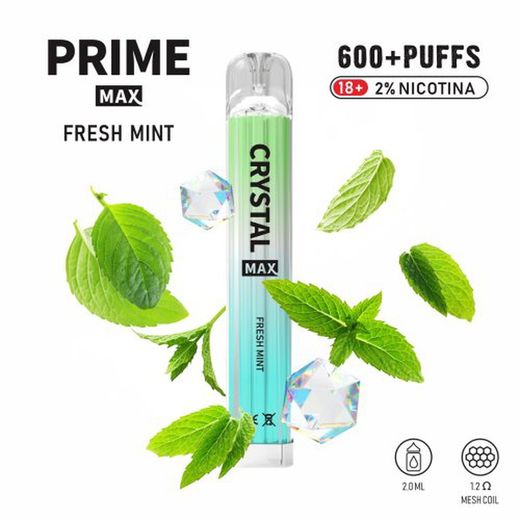 Vape jetable Prime Max Menthe fraîche