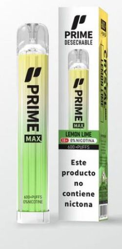 Vape jetable Prime Max Citron Vert Sans