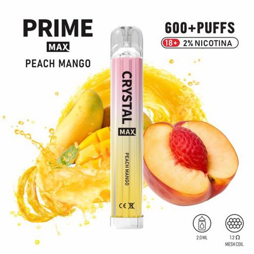 Prime Max Vape Descartável Sabor Pêssego e Manga