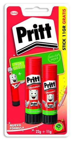 Bâton de colle Pritt 22Gr + Bâton 11Gr