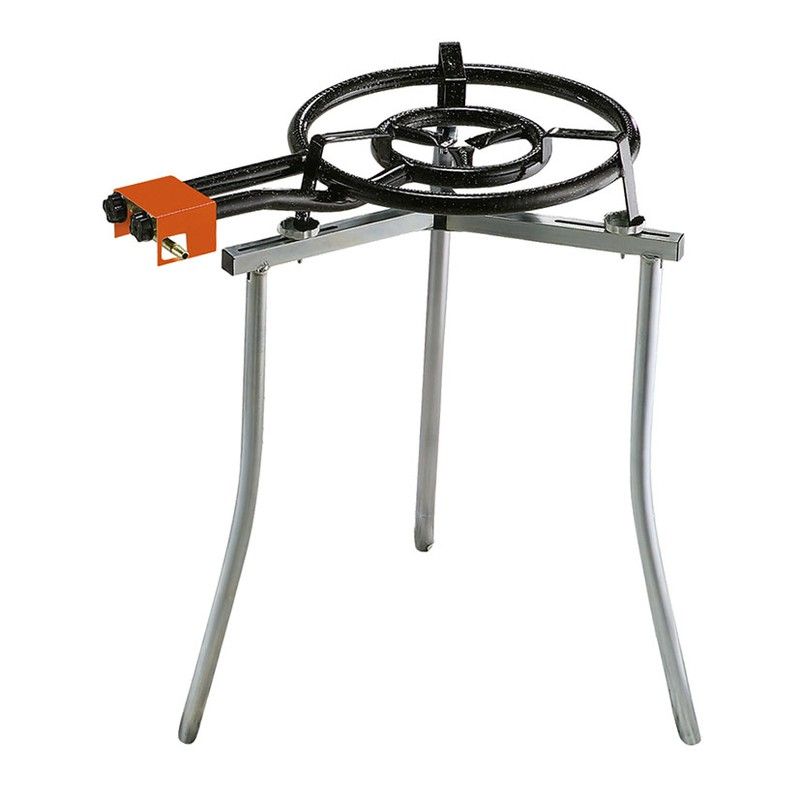 Quemador paellero GARCIMA de tubo Soporte Universal Paelleros 30-60 Cm.