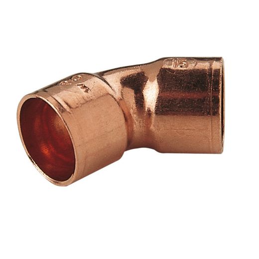 Racor cobre soldar Racor Cobre.Curva 45 Hh.5041 12 5U.