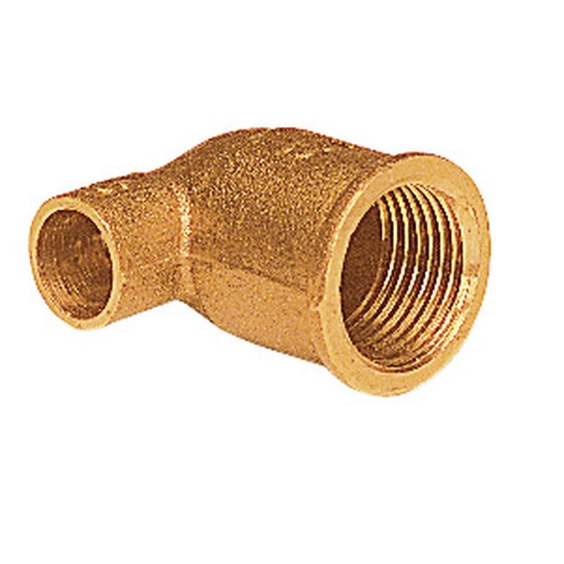 Racor latón rosca METALGRUP Racor Laton Codo H 90 G-Cu. 1/2X18 1 Ud.