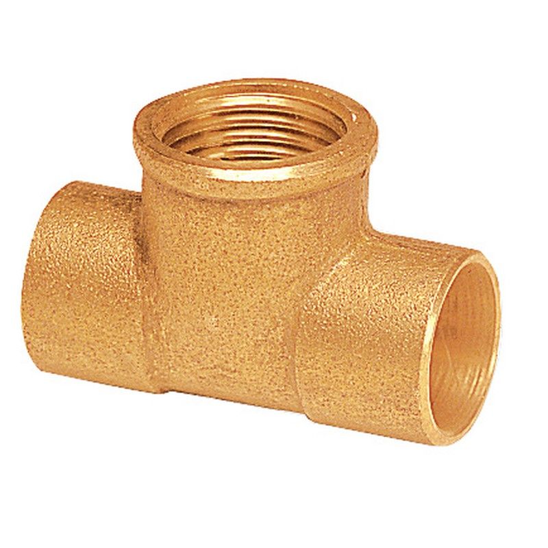 Racor latón rosca METALGRUP Racor Laton Te H130 Gcu 1/2X18 1U