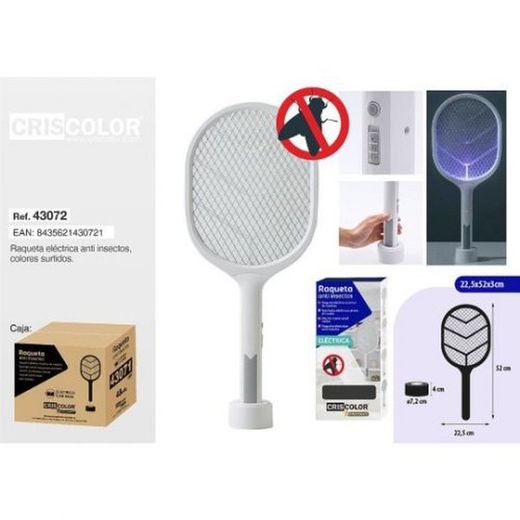 Raqueta Mata Insectes Recar.3200v 43071