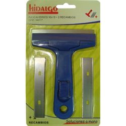 Raspador de vidro 11 cm. + 2 peças sobressalentes 217