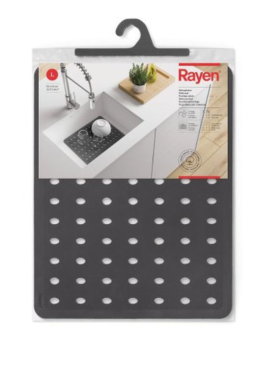 Rayen Salvaplatos Caucho 32X41 Gris 2330