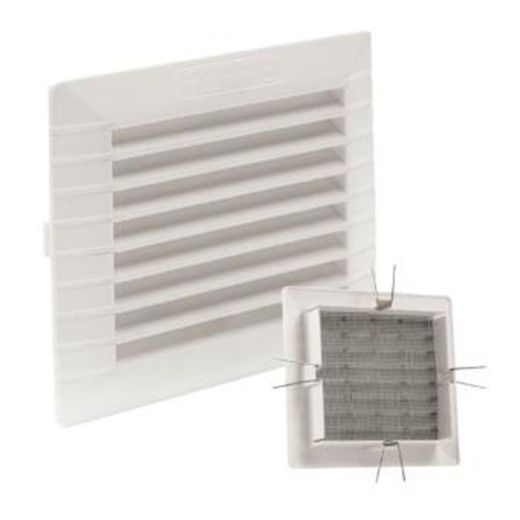 Reixeta Empotr/Clips+Mosq 11X11Cm Abs Bl