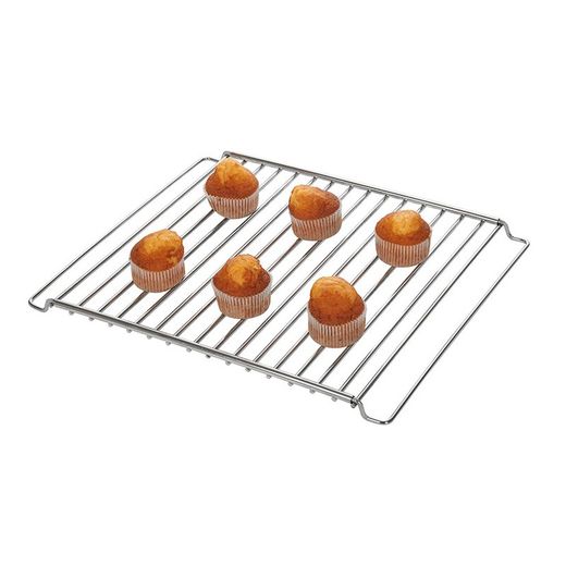 Rejilla horno extensible. Acero cromado. Para hornear y enfriar. 42-60 cm.