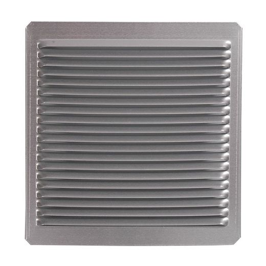 Grelha de ventilação embutida 0,8 17X17 Bl S/Mosq