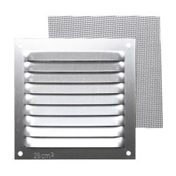Grille De Ventilation Al 10X10 C/Mosq Plat