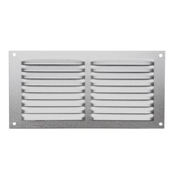 Grelha de Ventilação Al 10X20 0,6Mm Prata